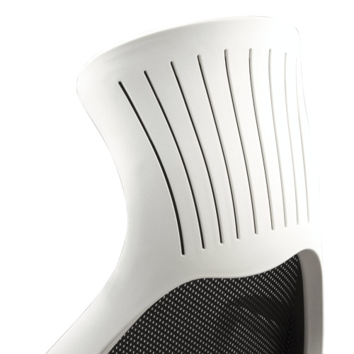 Кресло компьютерное Brabix Premium Genesis EX-517 сетка/ткань, черное 531573 фото 3